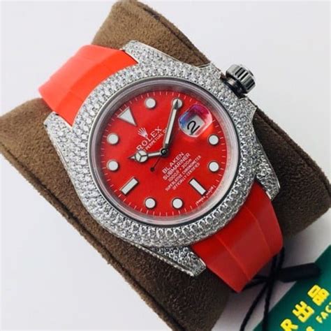 rolex blaken submariner red.